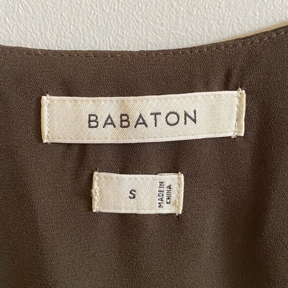 Babaton Flowy V-Neck Camisole with Mesh Neckline Detail - Picture 6 of 11